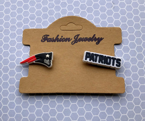 2pc Patriots Croc shoe charm #2