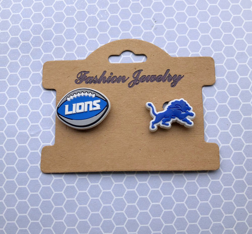 2pc Lions Croc shoe charm #2