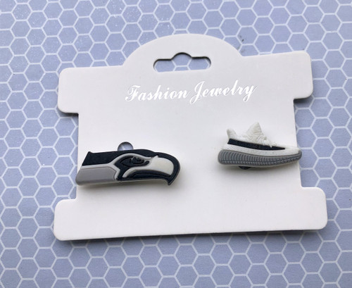 2pc Seahawks Croc shoe charm #4