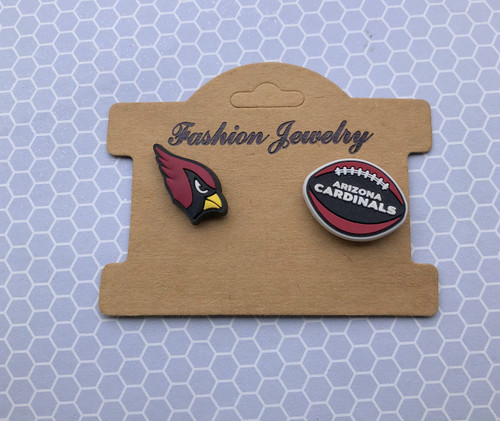 2pc Cardinals Croc shoe charm #1