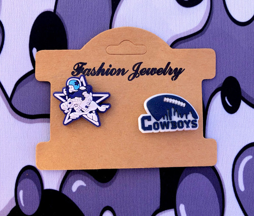 2pc Cowboys Croc shoe charm #2