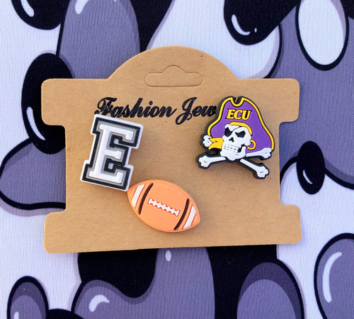3pc pirates Croc shoe charm #1