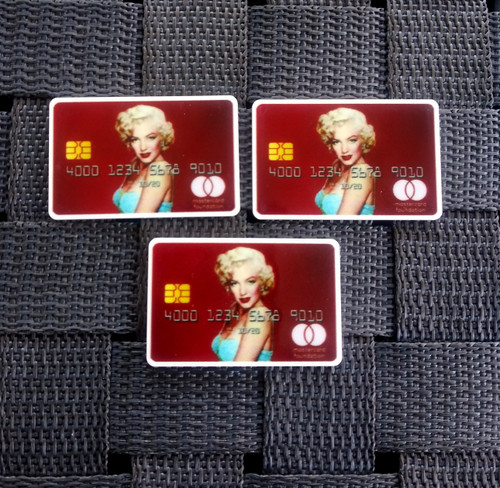 Marilyn credit card planar resin