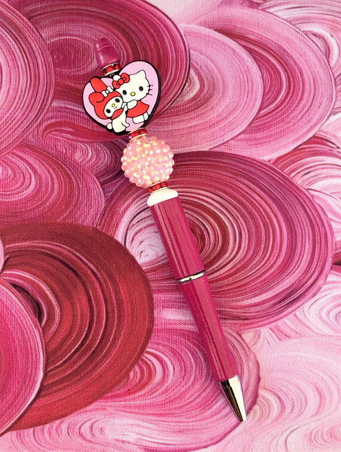 HK kitty pen Beadable pen #2