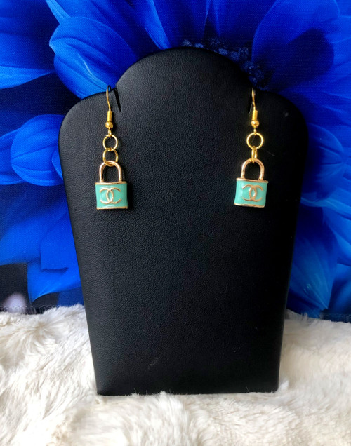 Blue Lock dangle earrings #2