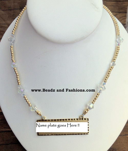 If you have your own nameplate necklace #3