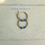 14k gold XS September earrings #2