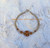 14k gold November LARGE HEART stardust bracelet