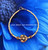 14k gold November LARGE HEART stardust bracelet