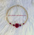 14k gold JANUARY rose bracelet