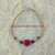 14k gold JANUARY rose bracelet