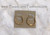 14k All gold XS tunnel hoop earrings kids
