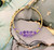 14k gold PURPLE TEDDY BEAR bracelet