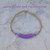 14k gold PURPLE TUBE bracelet #1