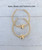 14k All gold LARGE ball hoop earrings