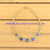14k gold September crystal bracelet #3