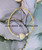 14k gold Medium pave heart bracelet #1B