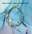 14k gold Pink clear heart bracelet kids