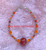 14k gold red stick bracelet #1