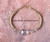 14k gold clear Square THICK bangle