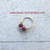14k gold January crystal ring #2
