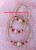14k gold 2pc ANY COLOR Corrugated ball set #1