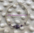 14k gold purple heart bracelet #2