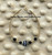 14k gold black stripe pave bracelet