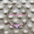 14k gold Pink heart bracelet #2