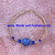 14k gold September medium heart pave bracelet #3