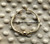 14k All Gold shark tooth thick bangle #3