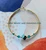 14k gold green dice bracelet #3