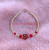 14k gold July heart stardust bracelet kids