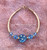 14k gold March heart stardust skinny bangle #1