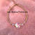 14k gold clear disc bracelet #1
