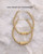 14k All gold XL tunnel earrings #2