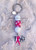 Breast Cancer fight Ball Keychain #2