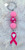Breast Cancer Ribbon Ball Keychain #2