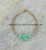 14k Gold GREEN KITTY skinny bangle kids #1