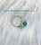 14k gold 3 stone birthstone ring #2