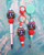 3PC LILO XMAS BADGE PEN KEYCHAIN SET #2