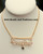 14k Gold filled wire name plate  Cecila necklace