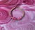 14k gold Pink dice bracelet kids #2
