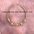 14k All Gold torpedo & ball bracelet #1