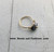 14k gold filled 2 tone dice ring