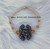 14k gold BROWN cheetah bracelet #1
