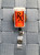 Orange Pill bottle planar badge reel