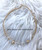 14k gold CLEAR Round kids Necklace