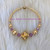 14k gold JUNE nugget bracelet #4