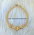 14k gold nugget bracelet #2A.